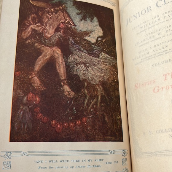 Vintage 1918 Junior Classics Young Folks Shelf Books Stories That Never Grow Old - Picture 3 of 15